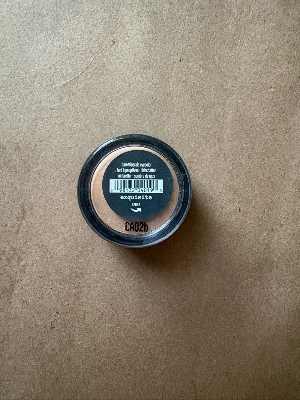 bareMinerals “Exquisite” Single Eyeshadow - Bronze colored